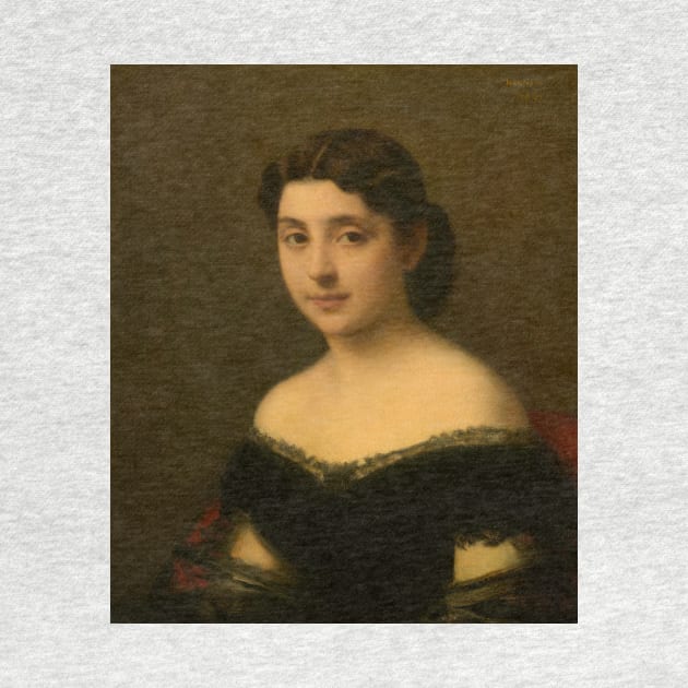 Portrait of a Woman by Jean-Jacques Henner by Classic Art Stall